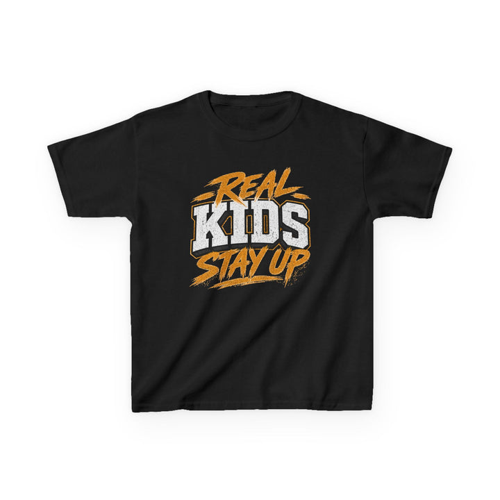 Real Kids Stay Up Graphic Shirt