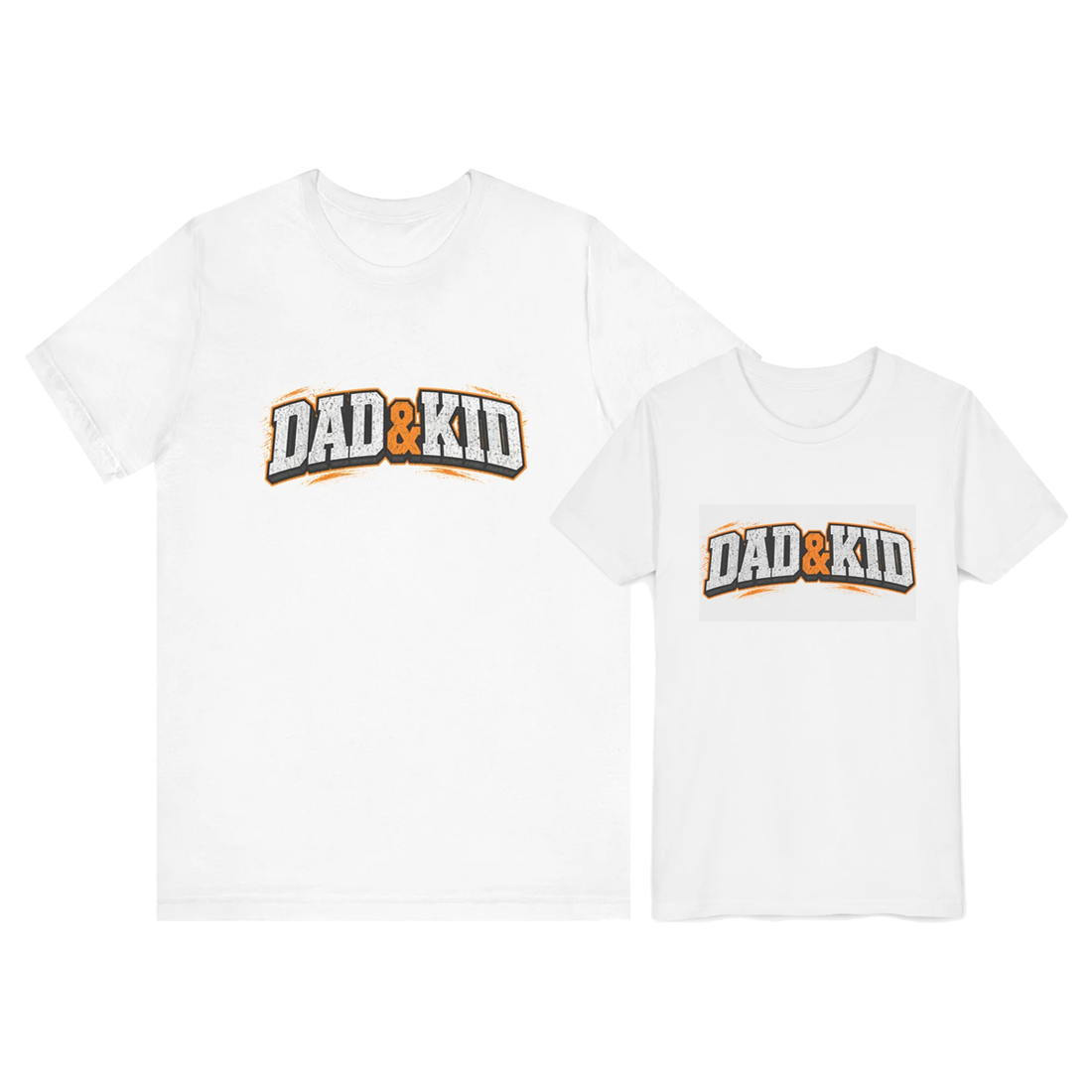 Dad&Kid Logo Matching Father-Child T-Shirt