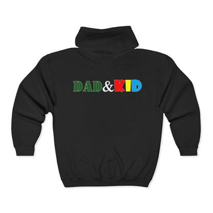 Dad & Kid Zip Hoodie — Matching Family Pullover for Father and Child
