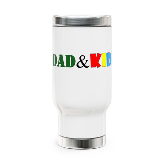 Stainless Steel Travel Mug with Handle, 14oz