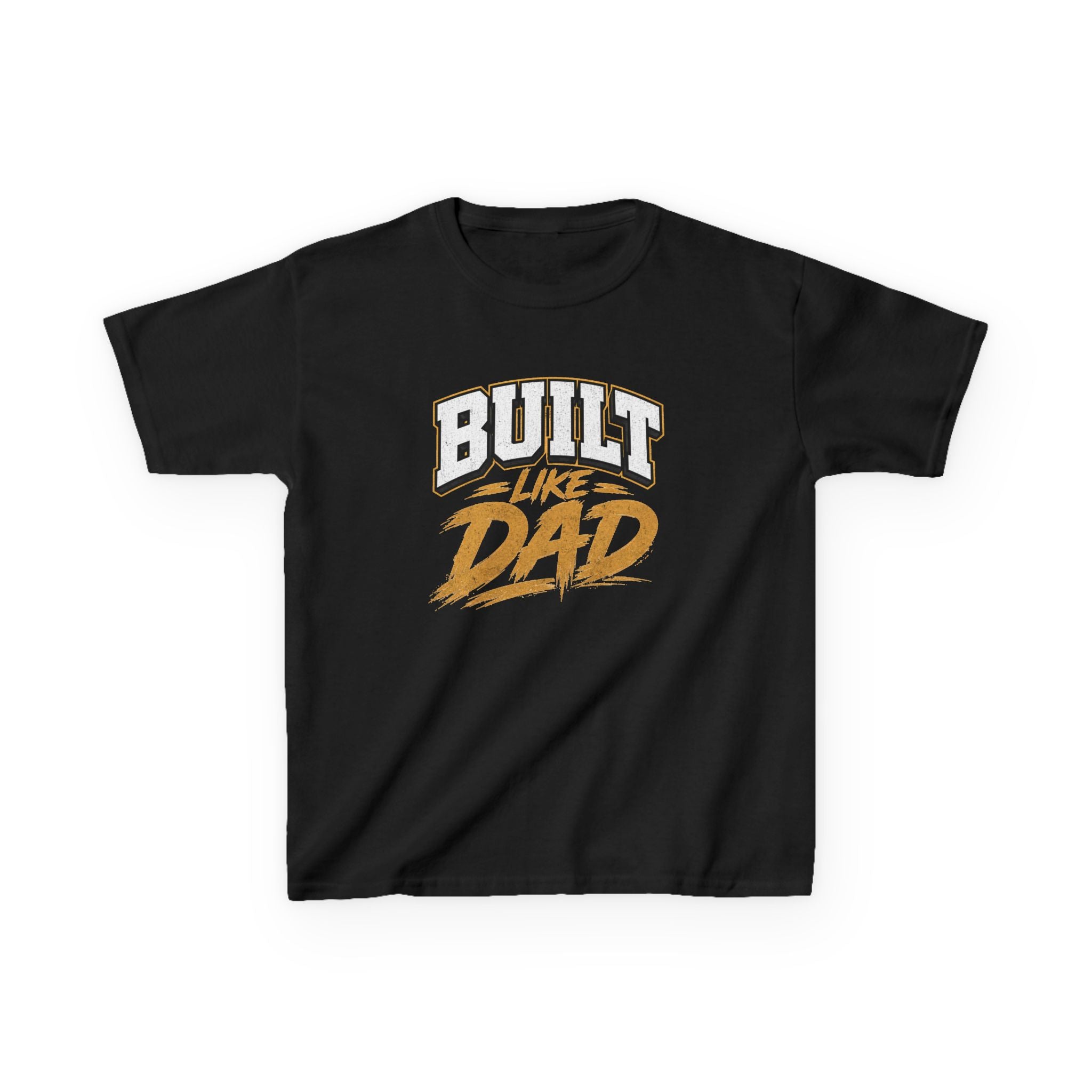 Youth Tee - "Built Like Dad" Graphic Shirt for Kids | Father's Day Gift