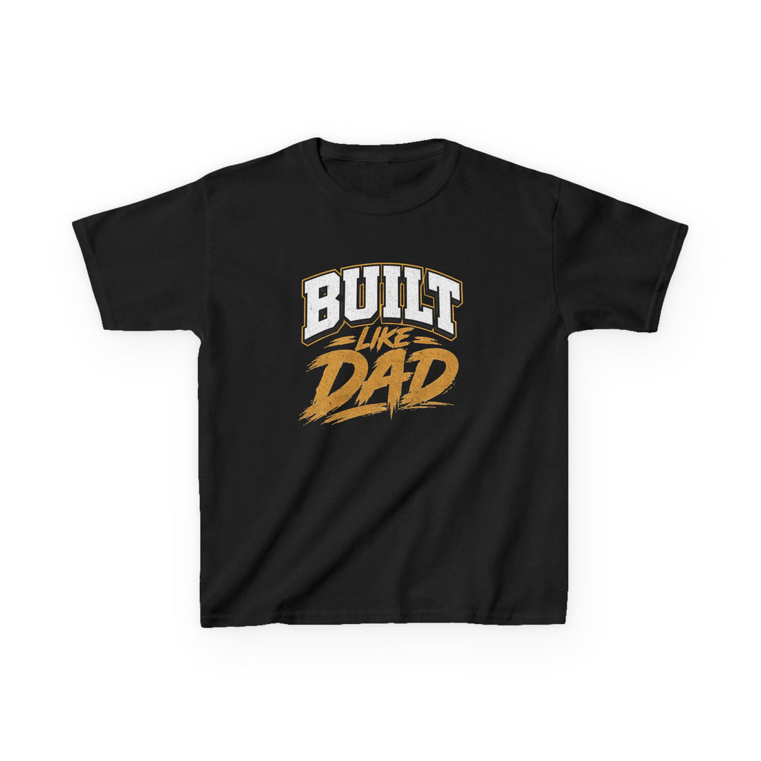 Youth Tee - "Built Like Dad" Graphic Shirt for Kids | Father's Day Gift