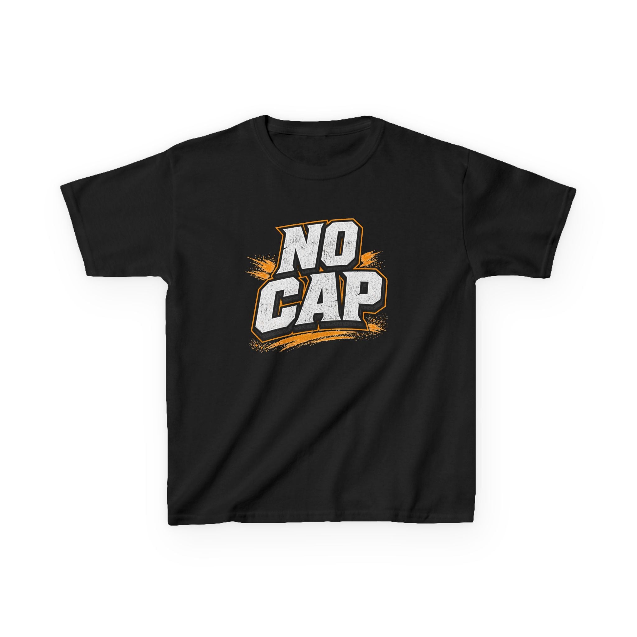 No Cap Youth Tee — Trendy Graphic Kids T-Shirt