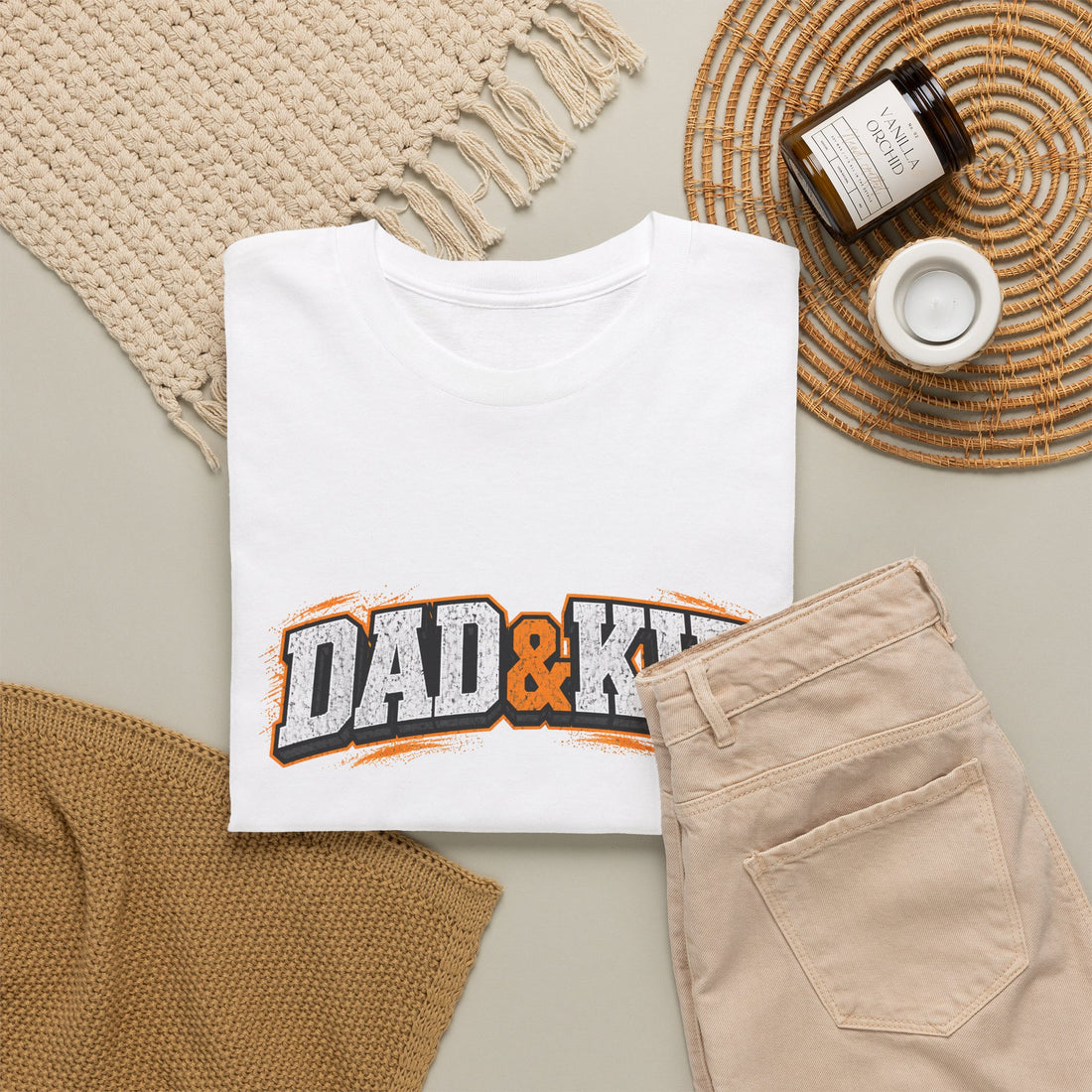 Dad & Kid T-Shirt — Father-Child Matching Tee, Family Gift for Dad