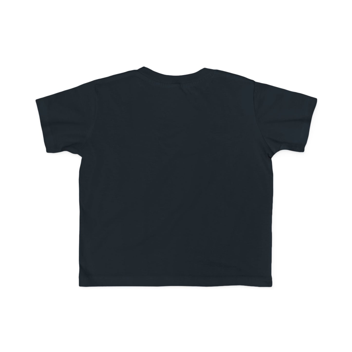 Black t-shirt on a white background