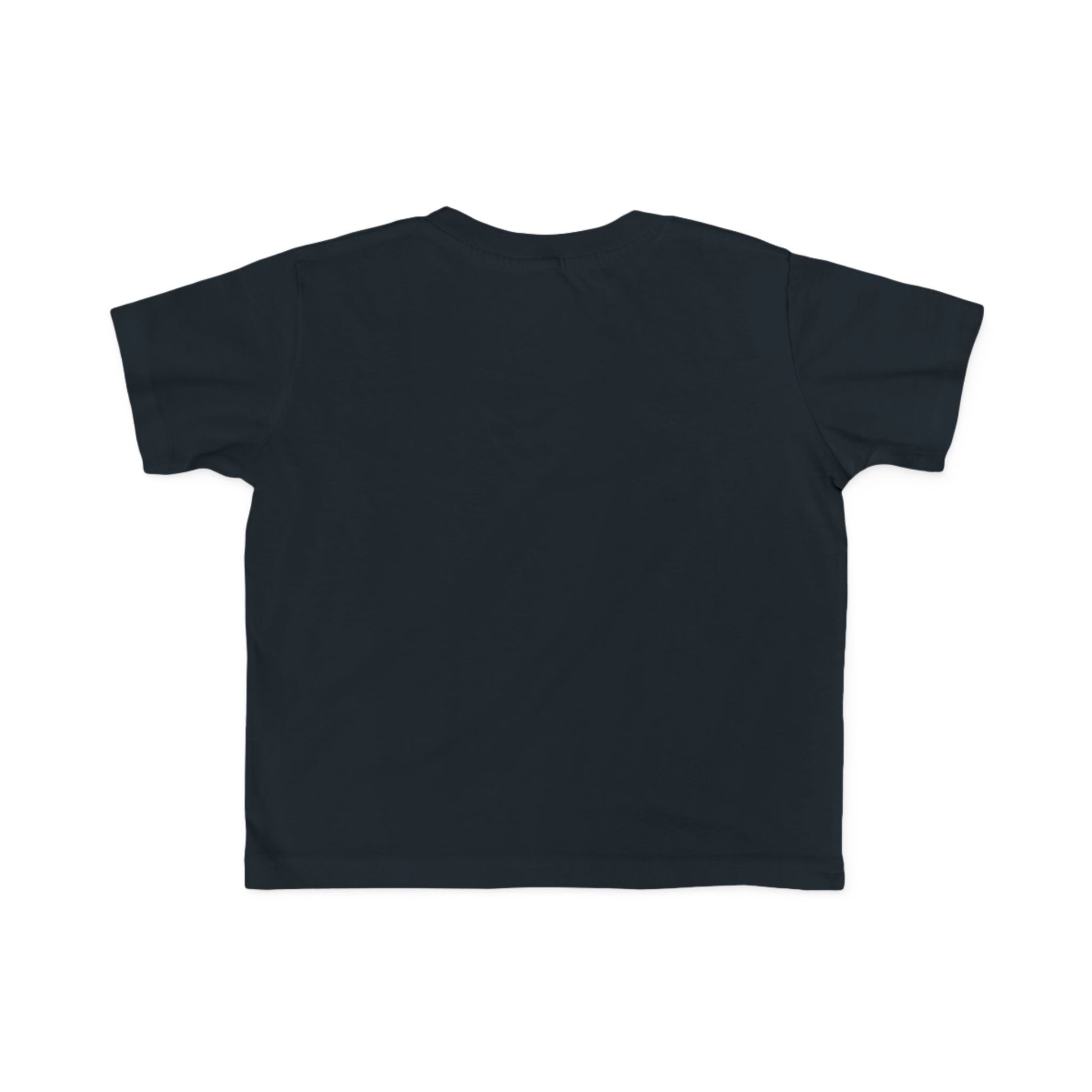 Black t-shirt on a white background