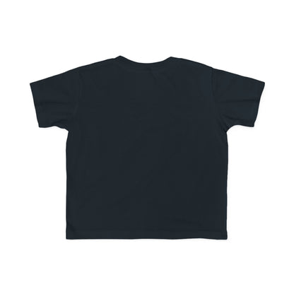 Black t-shirt on a white background