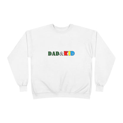 Dad & Kid Crewneck Sweatshirt – Colorful Family Matching Pullover