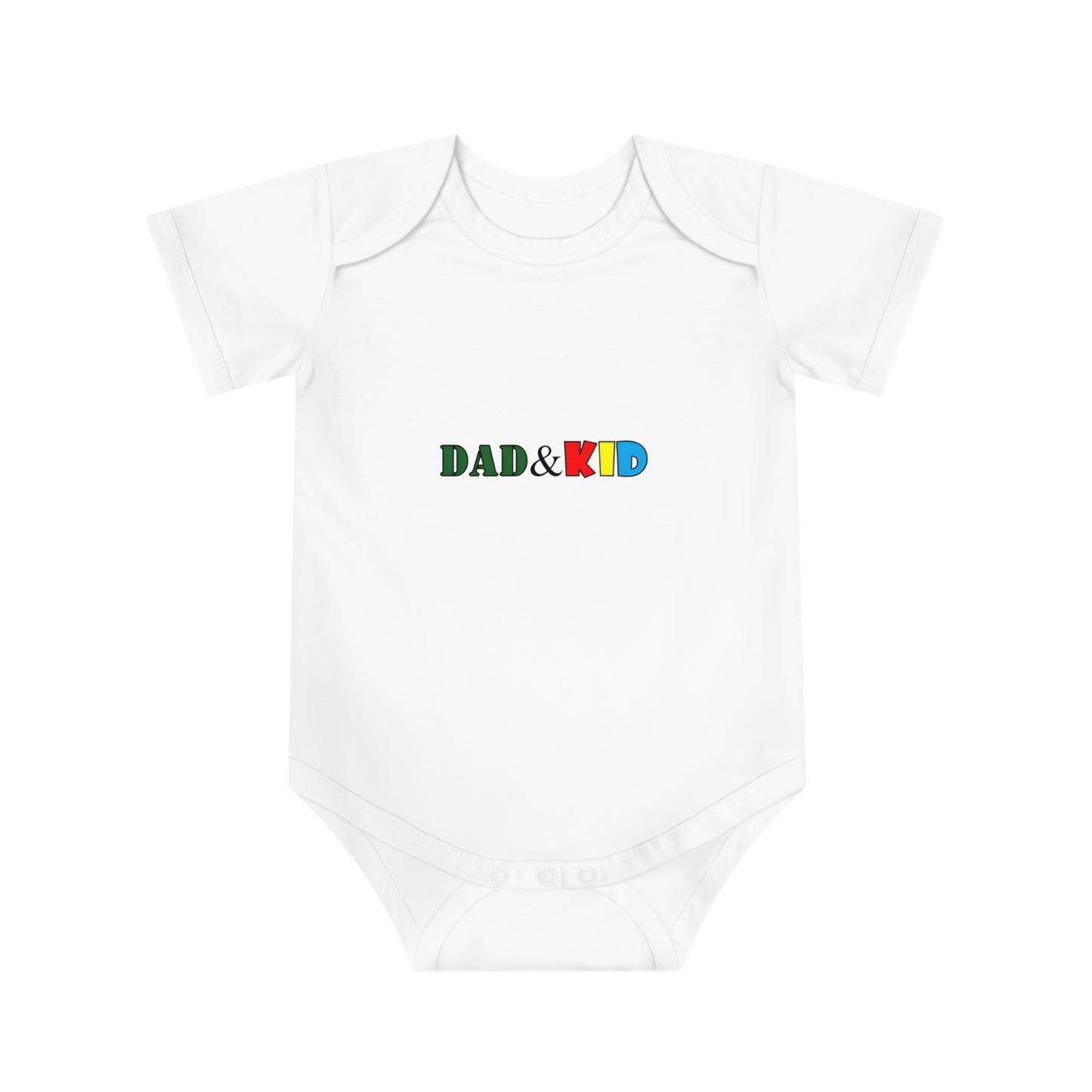 Dad & Kid Baby Bodysuit — Playful Family Matching Infant Onesie
