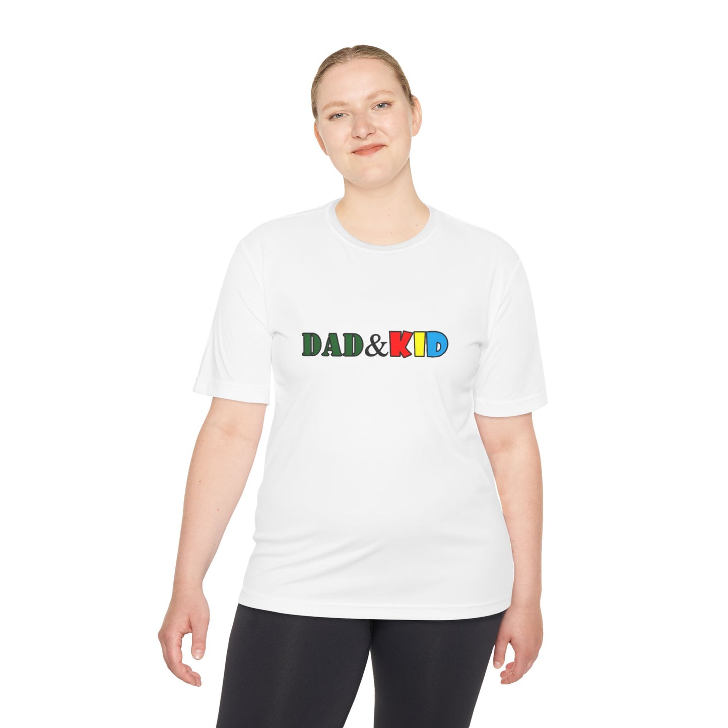 Dad & Kid Lightweight Moisture-Wicking Tee – Colorful Parent-Child Matching Shirt