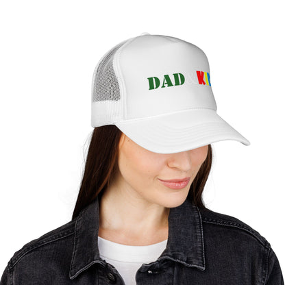 Dad & Kid Trucker Hat — Colorful Father-Child Matching Cap for Family Outings