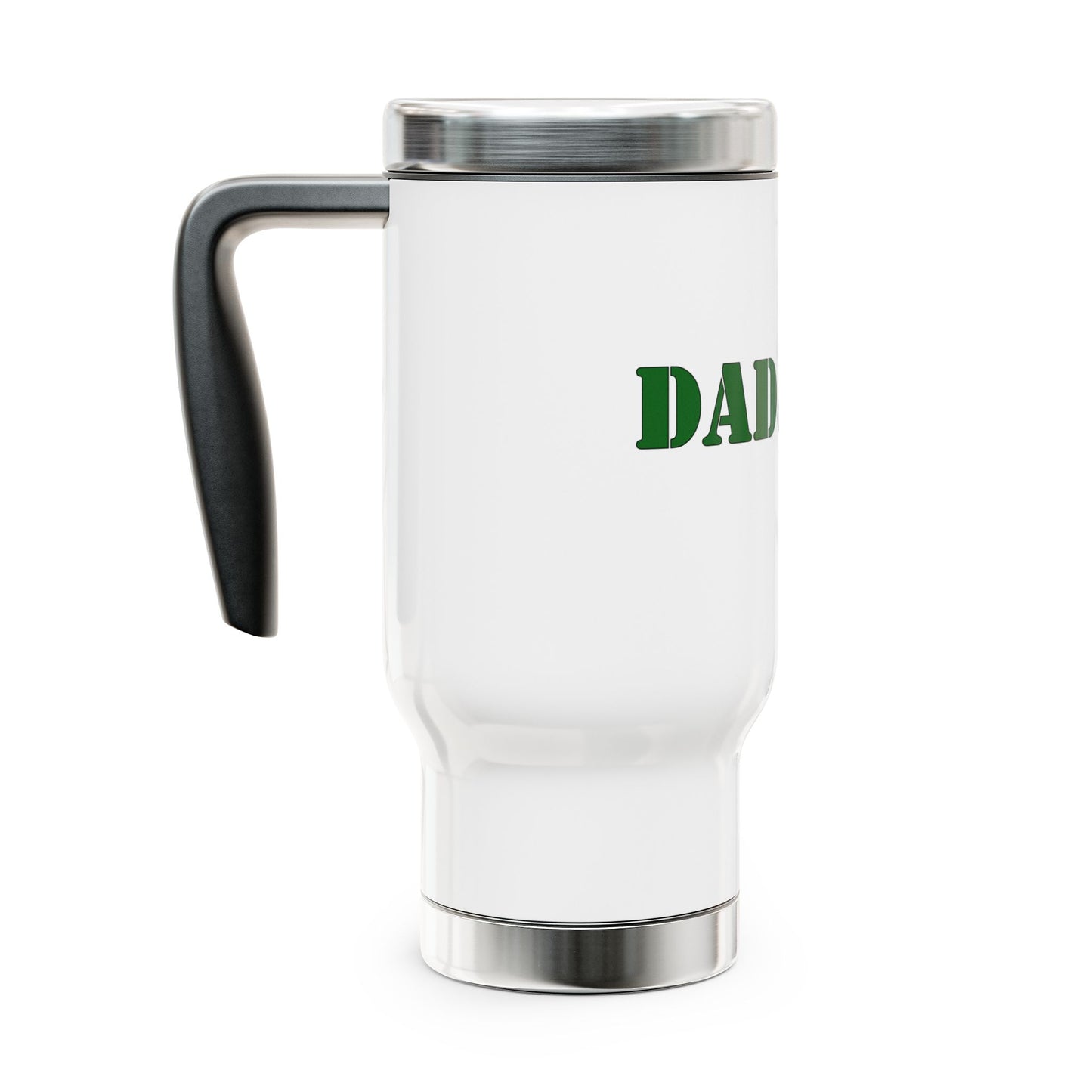 Stainless Steel Travel Mug with Handle, 14oz