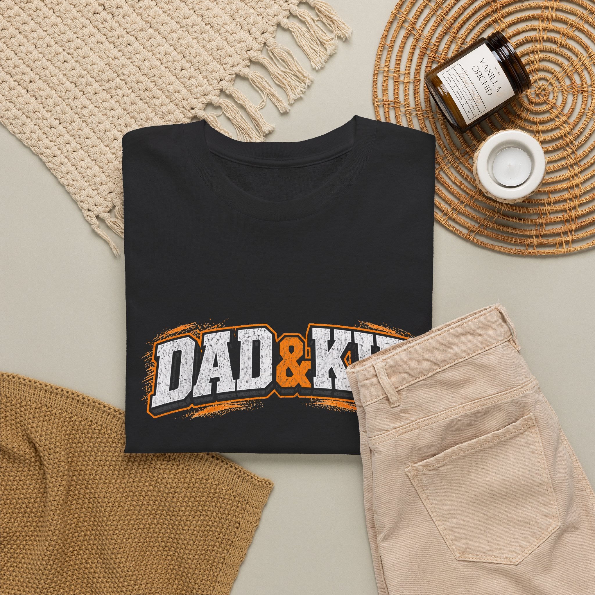 Dad & Kid T-Shirt — Father-Child Matching Tee, Family Gift for Dad