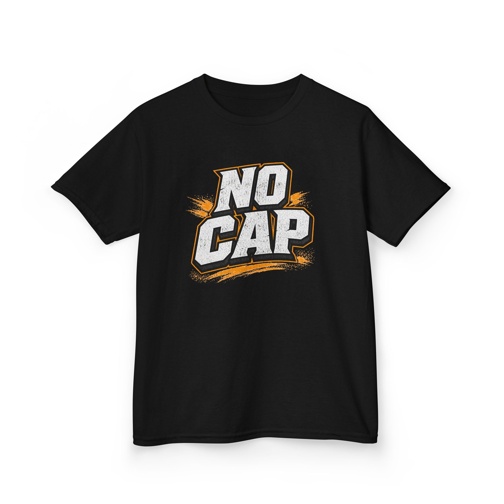 No Cap Youth Tee — Trendy Graphic Kids T-Shirt