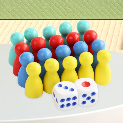 Board Games Ludo Set Party Game Parent Child Strategy Interaction with Foldable Board Games