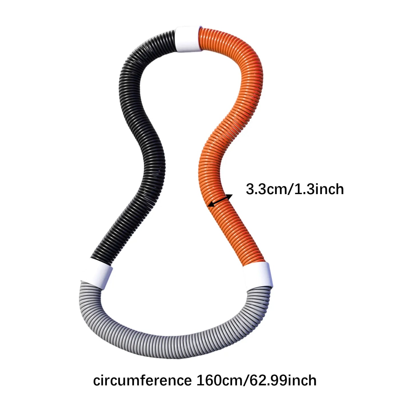 Slimming Body Flexible Hose Soft Spring Hula Hoop Weight Loss Training Abdominal Compression Weighted Portable Multiple Style