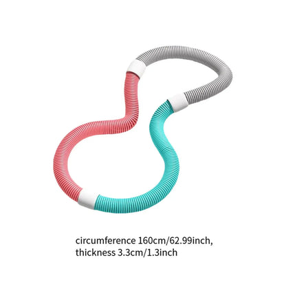 Slimming Body Flexible Hose Soft Spring Hula Hoop Weight Loss Training Abdominal Compression Weighted Portable Multiple Style
