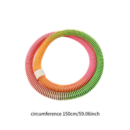 Slimming Body Flexible Hose Soft Spring Hula Hoop Weight Loss Training Abdominal Compression Weighted Portable Multiple Style