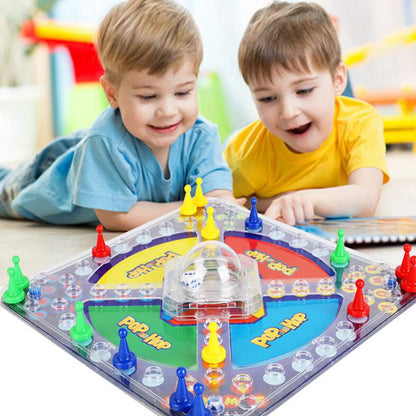 Board Games Ludo Set Party Game Parent Child Strategy Interaction with Foldable Board Games
