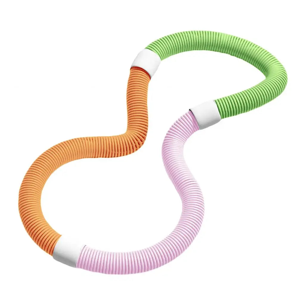 Slimming Body Flexible Hose Soft Spring Hula Hoop Weight Loss Training Abdominal Compression Weighted Portable Multiple Style