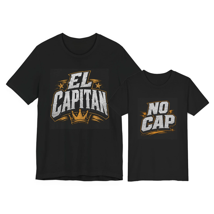 El Capitan – No Cap Matching Father-Child T-Shirt