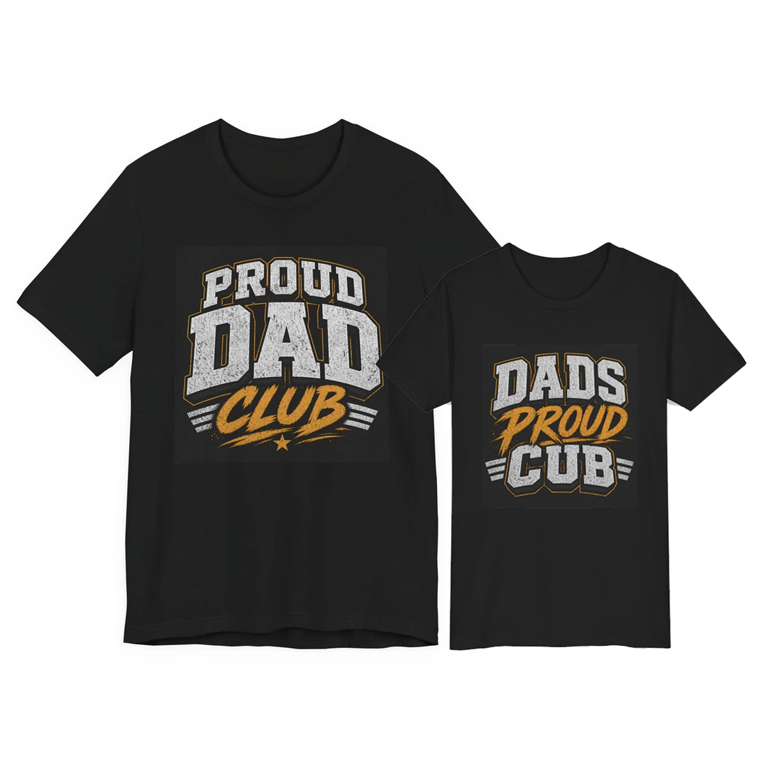 Proud Dad Club – Dads Proud Cub Matching Father-Child T-Shirt