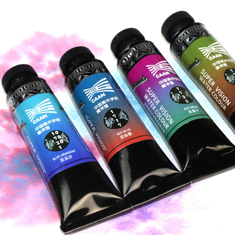 Super Vision 3ml Special Layered Color Watercolor Pigment Professional Water Color Paint Tube for Painting Drawing Art Suppliers