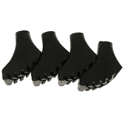 4x Walking Asphalt Pads Replacement Feet Walking Sticks Trekking Sticks Rubber Buffers