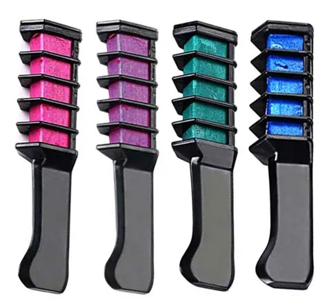 Chalk Mascara crayon New Design Crayons for Hair Color Chalk for the Temporary Blue Hair Dye With Comb