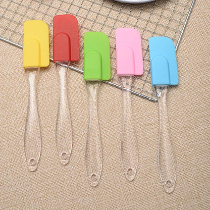 Silicone Baking Pastry Scraper Spatula Non-Stick Cake Scraper Cream Butter Spatula Heat-Resistant Kitchen Baking Pastry Tools