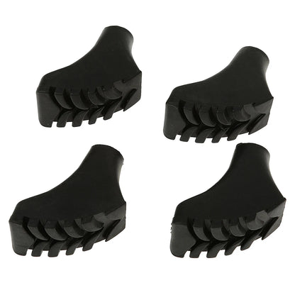 4x Walking Asphalt Pads Replacement Feet Walking Sticks Trekking Sticks Rubber Buffers