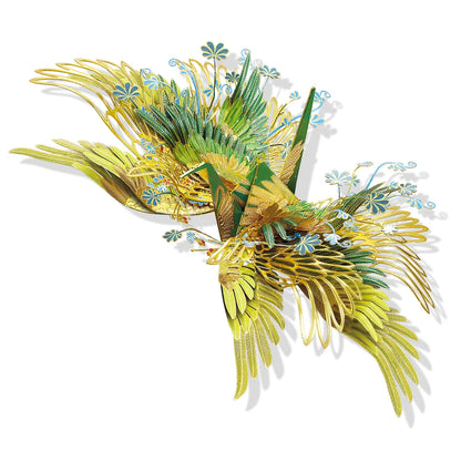 Piececool 3D Metal Puzzle-One Thousand Origami Cranes for Love Amulet Model Building Kits DIY Jigsaw Toy For Adults