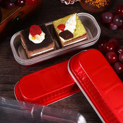 Foil Pans Bread Pan Baking Loaf Disposable Aluminum Box Mold Cake Molds Dessert Boxes Tins Lasagna Bakewares