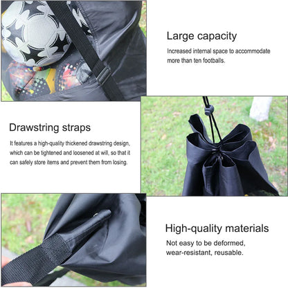 Football Equipment Bag Basketball Volleyball Big Ball Bag Heavy Duty Ball Bag Mesh Bag Large Capacity Football Storage Bag