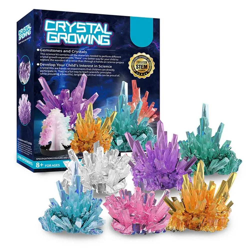 Kids Crystal Growing Kit DIY Science Experiment For Teenagers Boys Toys Magical Funny Crystal Educational Stimulates Interest