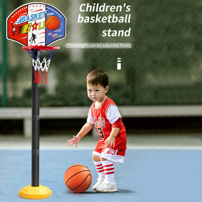 2021 New 4 Helights 1.15M Adjustable Kid Hoop Set Children Shoot a Basket Gifts Basketball Back Board Stand Sport
