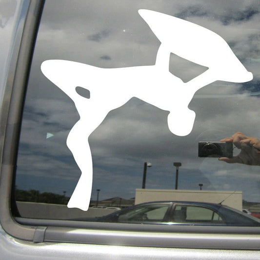 Bodyboarding Bodyboarder - Boogie Board Vinyl Decal Sticker Car Window Laptop Sticker Multiple Color & Sizes