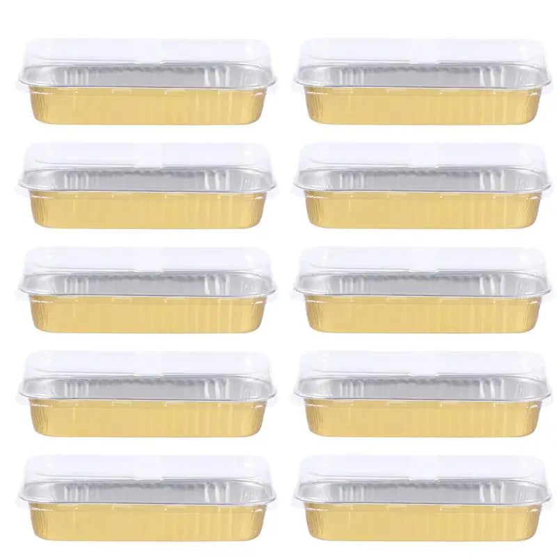 Foil Pans Bread Pan Baking Loaf Disposable Aluminum Box Mold Cake Molds Dessert Boxes Tins Lasagna Bakewares