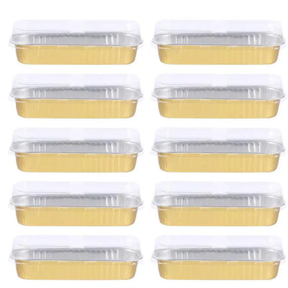 Foil Pans Bread Pan Baking Loaf Disposable Aluminum Box Mold Cake Molds Dessert Boxes Tins Lasagna Bakewares