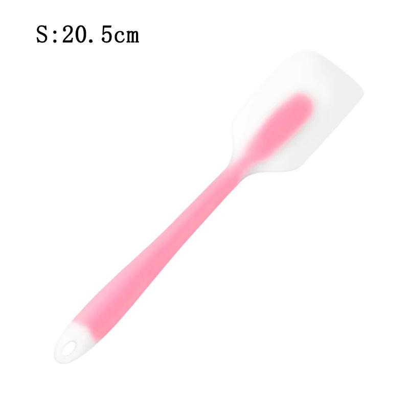 Silicone Baking Pastry Scraper Spatula Non-Stick Cake Scraper Cream Butter Spatula Heat-Resistant Kitchen Baking Pastry Tools