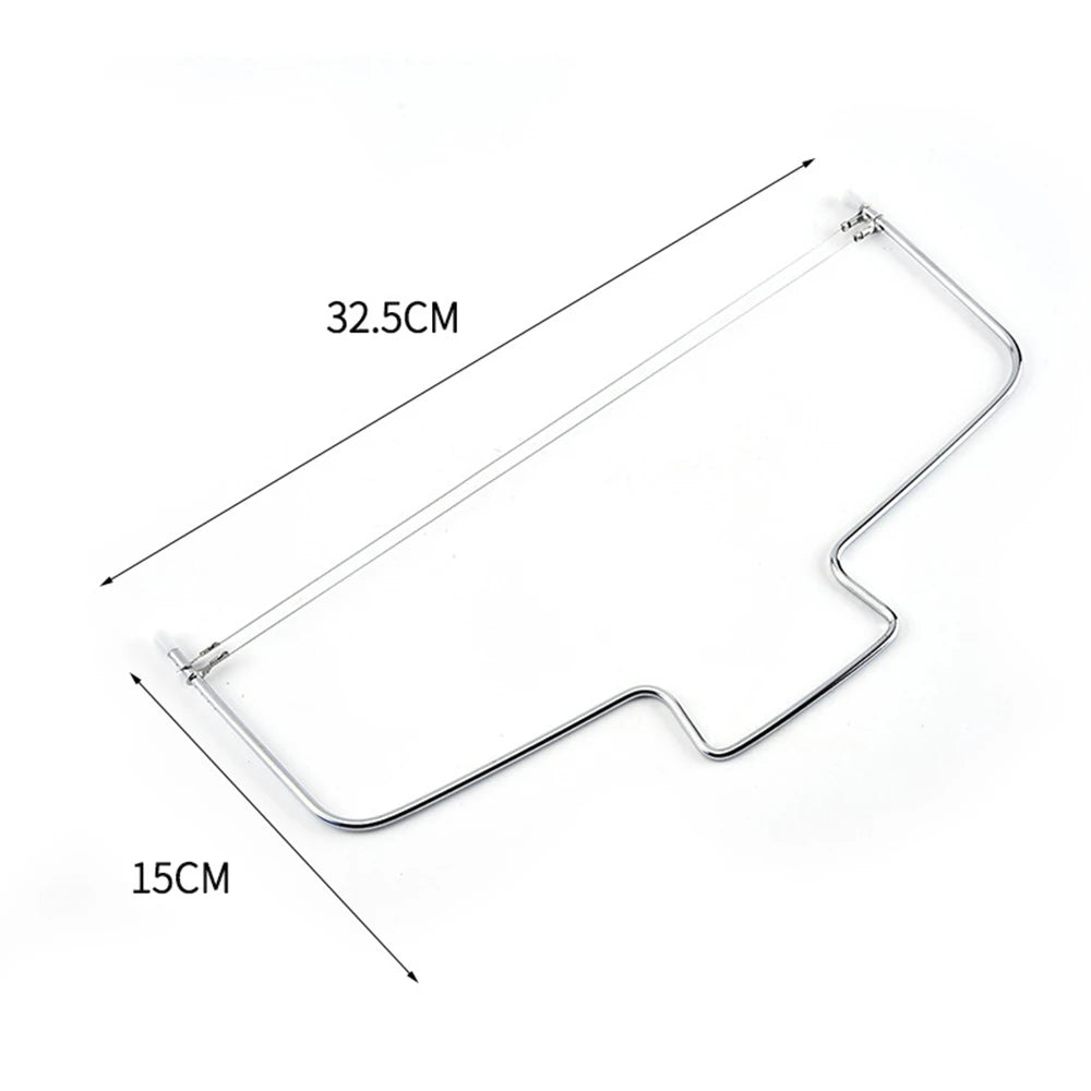 Cake Decorating Tools-1Pc Adjustable Double Layer Stainless Steel Cake Slicer Kitchen Accessories,Pastry And Bakery Accessories