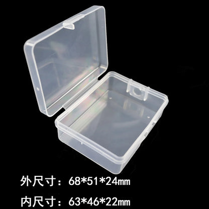 1pcs Transparent Plastic Storage Box Fishing Lure or Fishhook Spoon Hook Bait Jewelry Container Fish Tackle Boxes