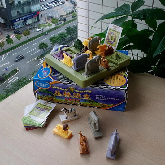 Jungle Escape Space Logic Thinking Reasoning Huarong Road Problem Solving children board game
