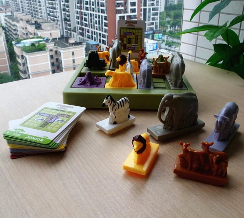 Jungle Escape Space Logic Thinking Reasoning Huarong Road Problem Solving children board game