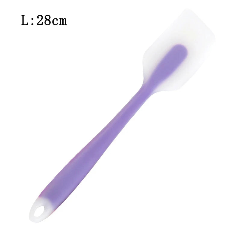 Silicone Baking Pastry Scraper Spatula Non-Stick Cake Scraper Cream Butter Spatula Heat-Resistant Kitchen Baking Pastry Tools