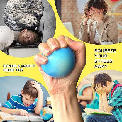 Solar System Stress Ball For Kids And Adult 10 Piece With Mesh Storing Bag Anti Stress Solar Planets Balls (Planet Balls)