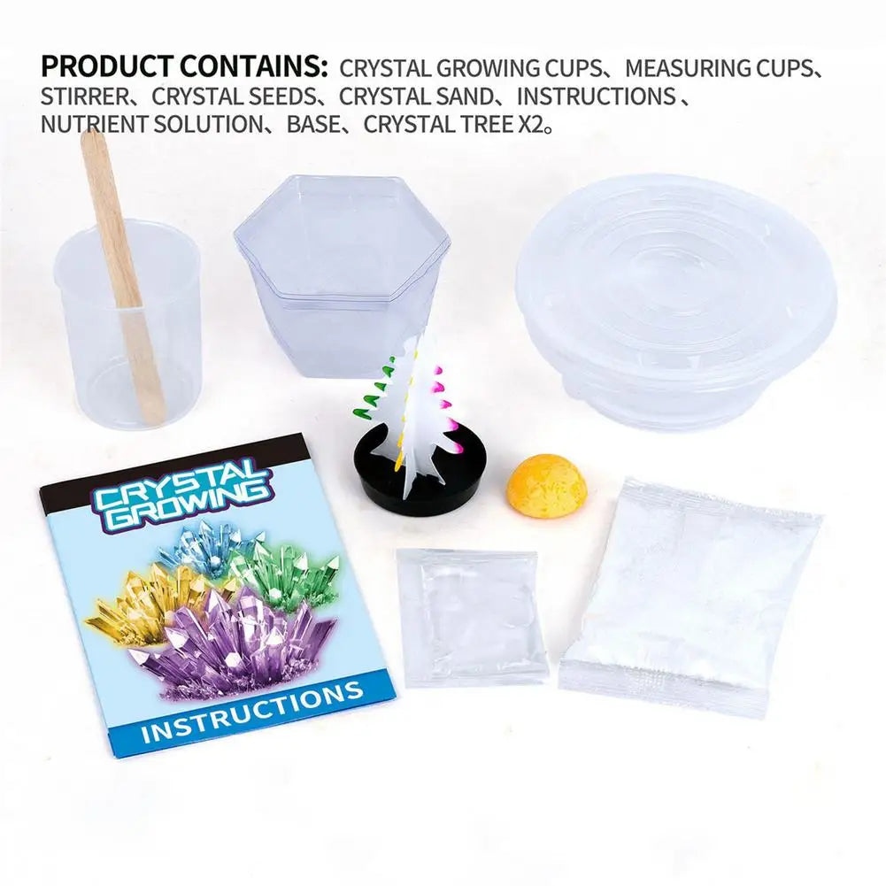 Kids Crystal Growing Kit DIY Science Experiment For Teenagers Boys Toys Magical Funny Crystal Educational Stimulates Interest