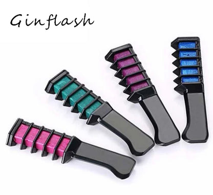 Chalk Mascara crayon New Design Crayons for Hair Color Chalk for the Temporary Blue Hair Dye With Comb