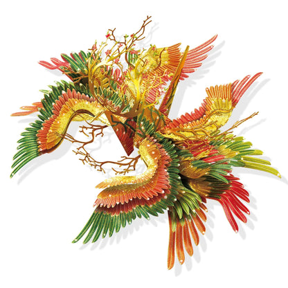 Piececool 3D Metal Puzzle-One Thousand Origami Cranes for Love Amulet Model Building Kits DIY Jigsaw Toy For Adults