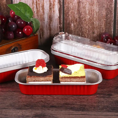 Foil Pans Bread Pan Baking Loaf Disposable Aluminum Box Mold Cake Molds Dessert Boxes Tins Lasagna Bakewares